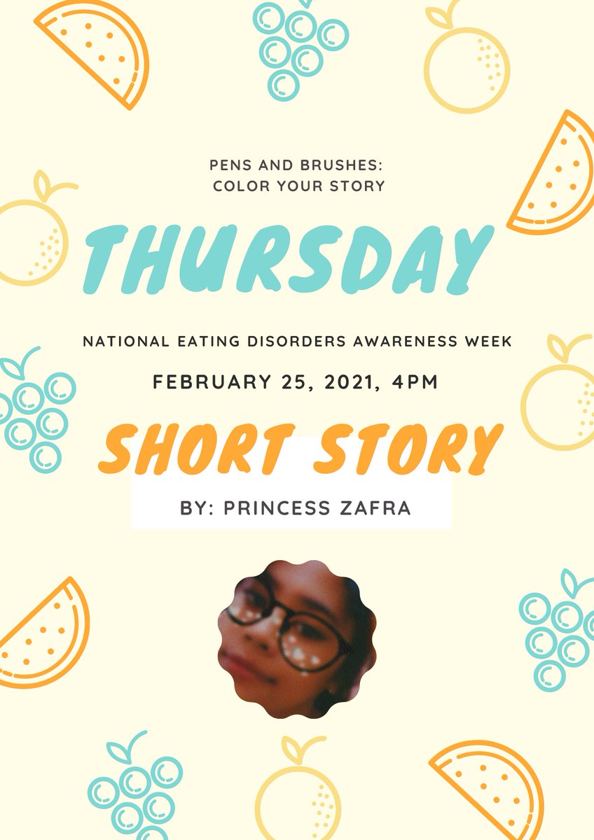 PensYour's tweet photo. Here's a little recap for the week themed with relation to eating disorders.

Date: FEB. 22-26, 2021
Theme phrase: '"A demand on the body, one can't quite understand. Time to be aware and alert, so we can withstand."

link in bio

#eatingdisordertwt #poetry #shortstory #artwork https://t.co/tOgpbwA3ZU