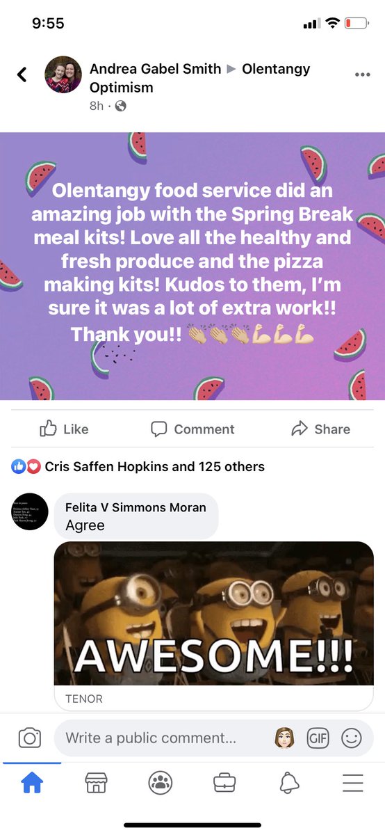 OLSDFood's tweet photo. Thank you to those families that ordered and picked up Spring Break Meal kits today!! #flourishhere @OlentangySD https://t.co/4bt48RnLEN