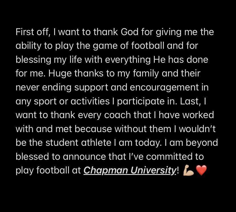 a_terriquezz's tweet photo. @Chapman_Fb @augustinoadams #jointhelegacy21 https://t.co/lzF3ayIWhw