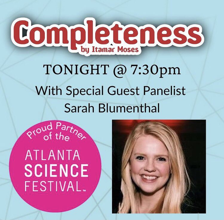 Tonight after <a href="/horizontheatre/">Horizon Theatre</a>’s screening of Completeness, I got to talk with the audience about the science of bonding, empathy and ofc love! 🥰💞Thanks to the <a href="/ATLSciFest/">Atlanta Science Festival</a> for this opportunity!