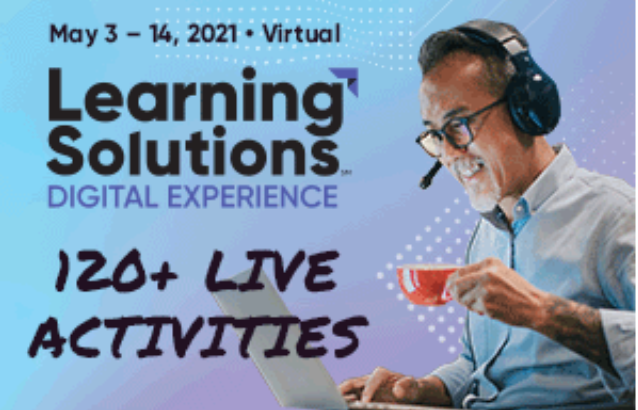 Sign up by FRIDAY 3/26 &amp; save $50 on  #LearningSolutionsDigitalExperience! Find me 5/10 @ 8a: "The Future of #InstructionalDesign: 5 Perspectives," w <a href="/nickfloro/">Nick Floro</a>, @MMTorrance, Connie Malamed 
<a href="/elearningcoach/">Connie Malamed</a>, &amp; Chad Udell <a href="/gowithfloat/">Float</a>.  
Register: lnkd.in/dGJec9F