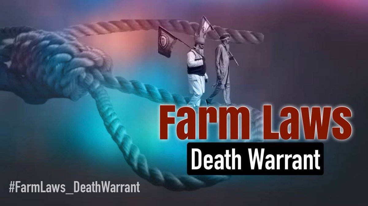 b2khosa's tweet photo. Farmers should be involved in all legislations that affect them. 
Farm bills were passed without any discussion with the farmers. They infringe on the farmers rights and livelihood.

 #FarmLaws_DeathWarrant https://t.co/PcfEaOMzJP