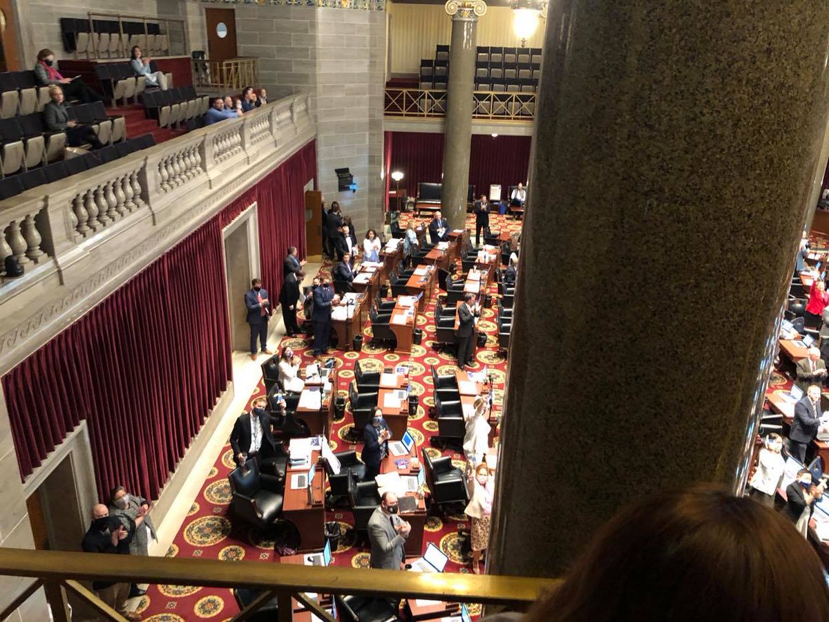 MissouriMODE's tweet photo. What was the parents' favorite part of watching HB228 get passed? Most said seeing all the Flat MoDE kids being waved in the air. Others said our kids saying the pledge w/ the reps. No one said the vote. Proof that parents want their kids accepted &amp; included more than anything! https://t.co/Gx0ZrwnnvR