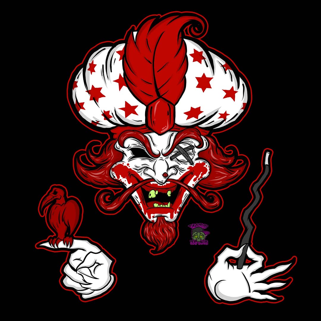Scrubby1416's tweet photo. I been slanging out these jokers cards lately... doing em in my style.. heres the ones I've done so far.. working on Jekyll bros..
#ScrubbyArt #DeadCanvasArtCo #ICP #InsaneClownPosse #JokersCards #CarnivalOfCarnage #Ringmaster #Riddlebox #GreatMilenko https://t.co/jJJZsNkDGY