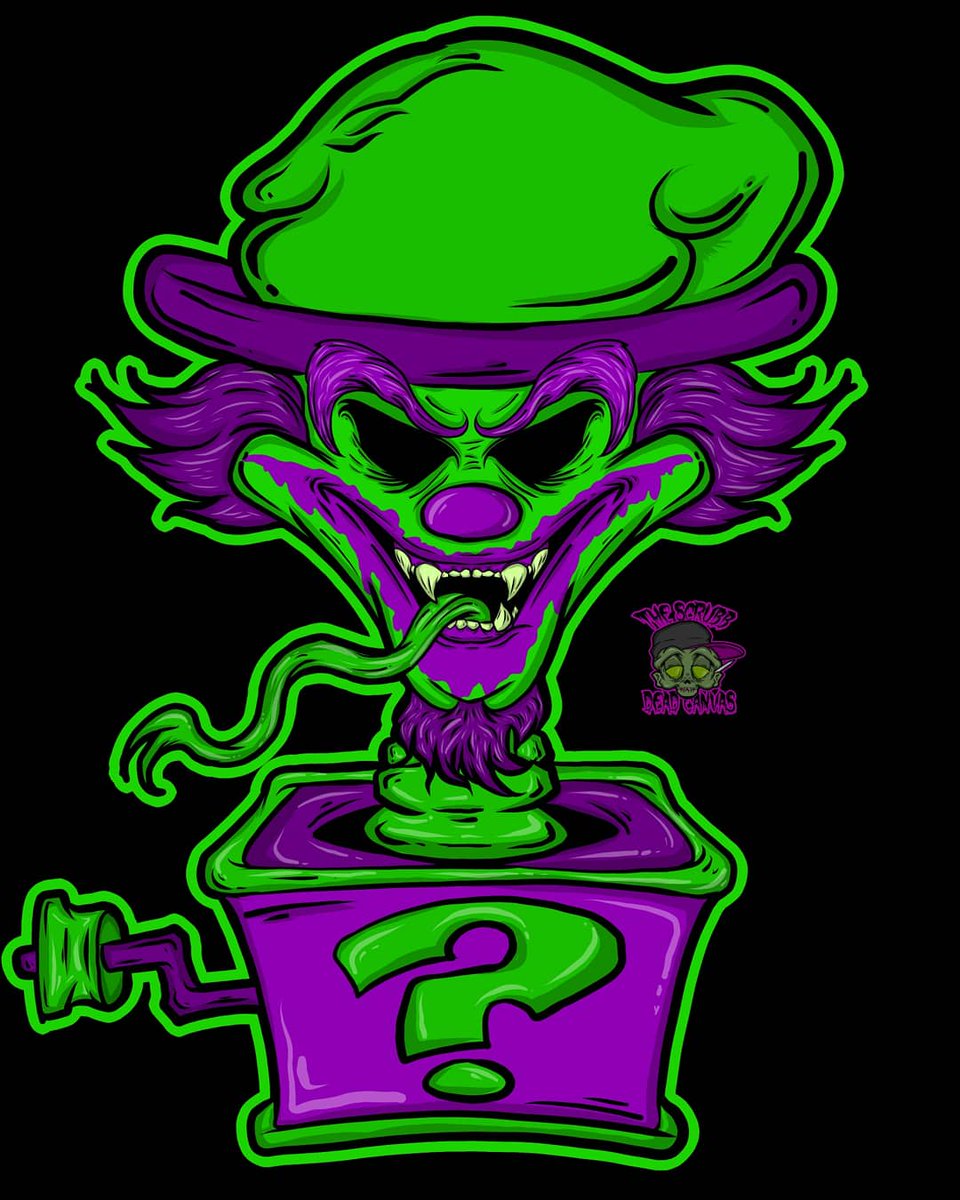 Scrubby1416's tweet photo. I been slanging out these jokers cards lately... doing em in my style.. heres the ones I've done so far.. working on Jekyll bros..
#ScrubbyArt #DeadCanvasArtCo #ICP #InsaneClownPosse #JokersCards #CarnivalOfCarnage #Ringmaster #Riddlebox #GreatMilenko https://t.co/jJJZsNkDGY