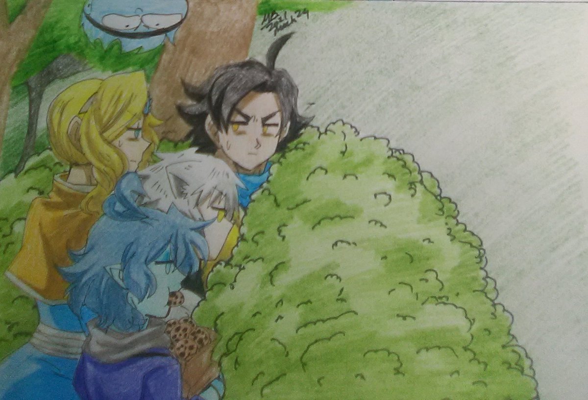misty79182580's tweet photo. #oc #FriendsOc #Sena #Pixel #Emerl #DaNood #dbzart #DragonBall #DragonBallZ #DragonBallSuper 
#arttrade #mydrawing
Art trade with Pixel friendo featuring, Emerl, Sena and Da N00d :D https://t.co/D1WFWhoN4K