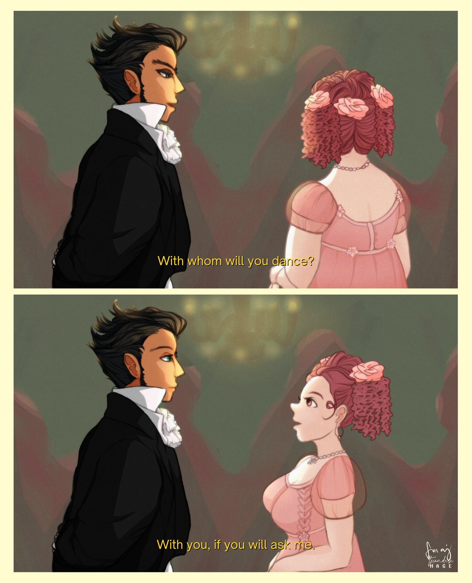 thetsunderemage's tweet photo. @vdaylockers thing #3:
hilclaude for @ajstyyling 💛

*heavily inspired by a scene from emma (2020) https://t.co/5LsVINerF6