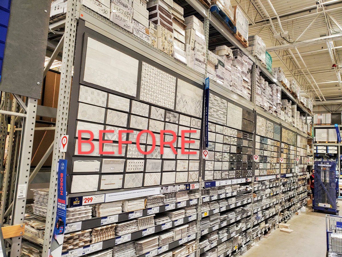 SodaroJohn's tweet photo. Did someone say #cardboardchallenge Chillicothe OH #store472 Flooring Department rose to the occasion! Great job to my AWESOME team for digging in! @JesseHickey10 @JonathanEverha9 @EricaAdalou12 https://t.co/C6kKRpOwYG