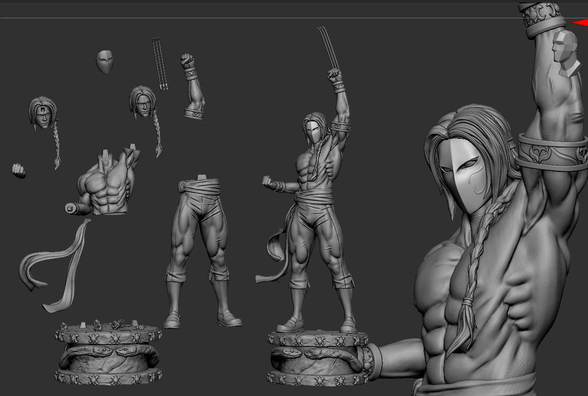 3DNico's tweet photo. #Vega Ready for print next week :D  #capcom #StreetFighter #StreetFighterV #バルログ #zbrush #SFVルーキー #SFV #zbrush #3dart #figurine #Collectibles https://t.co/5s4NwYSHmP