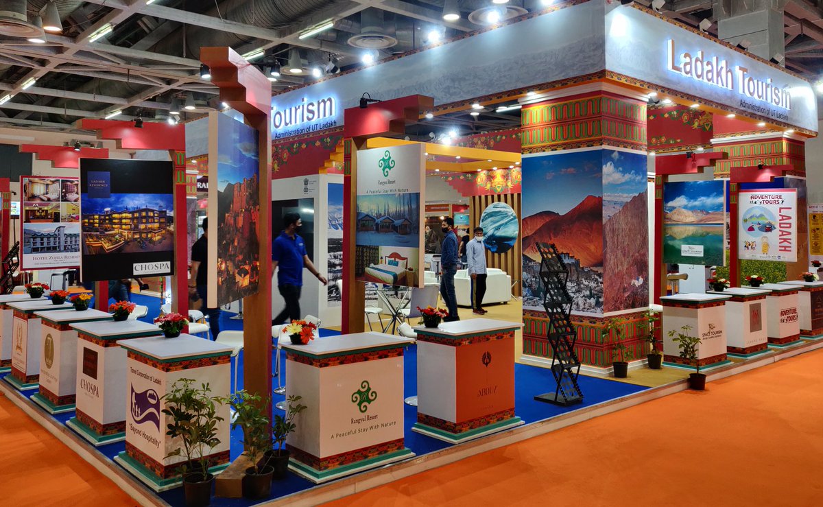Visit Ladakh Pavilion at Satte.
<a href="/utladakhtourism/">Ladakh Tourism</a> <a href="/lg_ladakh/">Office of the Lt. Governor, Ladakh</a>