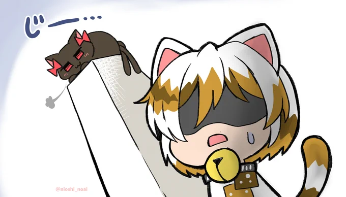 新入りを見下ろすお燐
#東方 