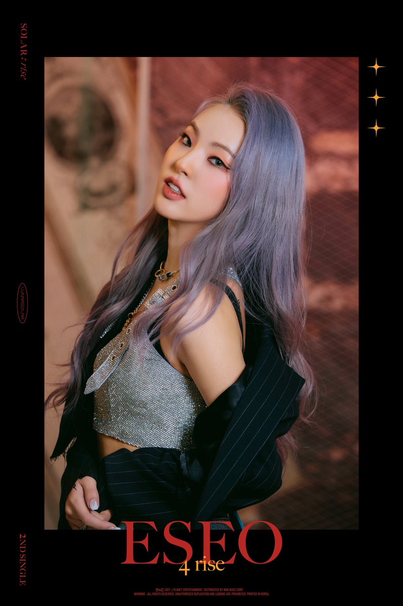 LUNARSOLAR_'s tweet photo. LUNARSOLAR(루나솔라) 2nd Single Album
[SOLAR : rise]

🌙CONCEPT PHOTO : 4 rise☀️
✨#이서 (#ESEO)✨

-
2021.04.07 PM6 RELEASE (KST)

#LUNARSOLAR #루나솔라
#DADADA #다다다
#SOLAR_rise #2nd_Single_Album
#Iam_ready_4rise https://t.co/08cRlD7Hh2