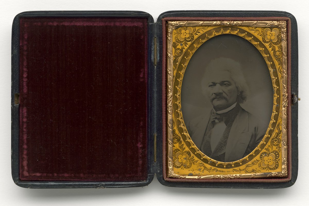 Ambrotype of Frederick Douglass, 1855-1865 https://t.co/3K6y4VLM4J #nmaahc #museumarchive https://t.co/KqkowmgCPr