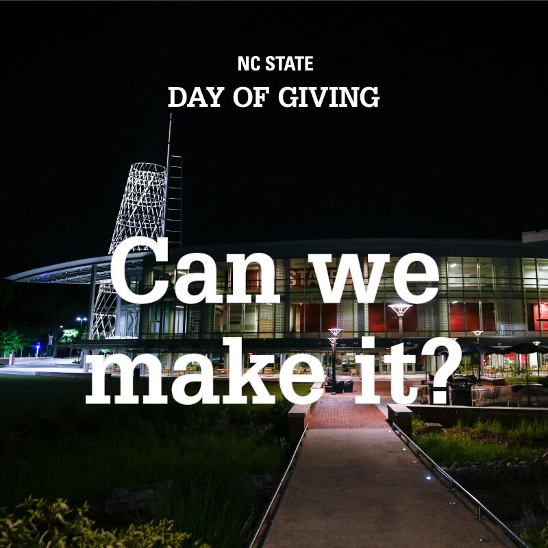 NCState's tweet photo. It's the final countdown! Because of you, we've raised more than $57 million today to support scholarships, research and the Wolfpack student experience. 

Can we hit $60 million?! Make your gift here: https://t.co/l8YUhgkrmE #GivingPack https://t.co/zyarqUMNDp
