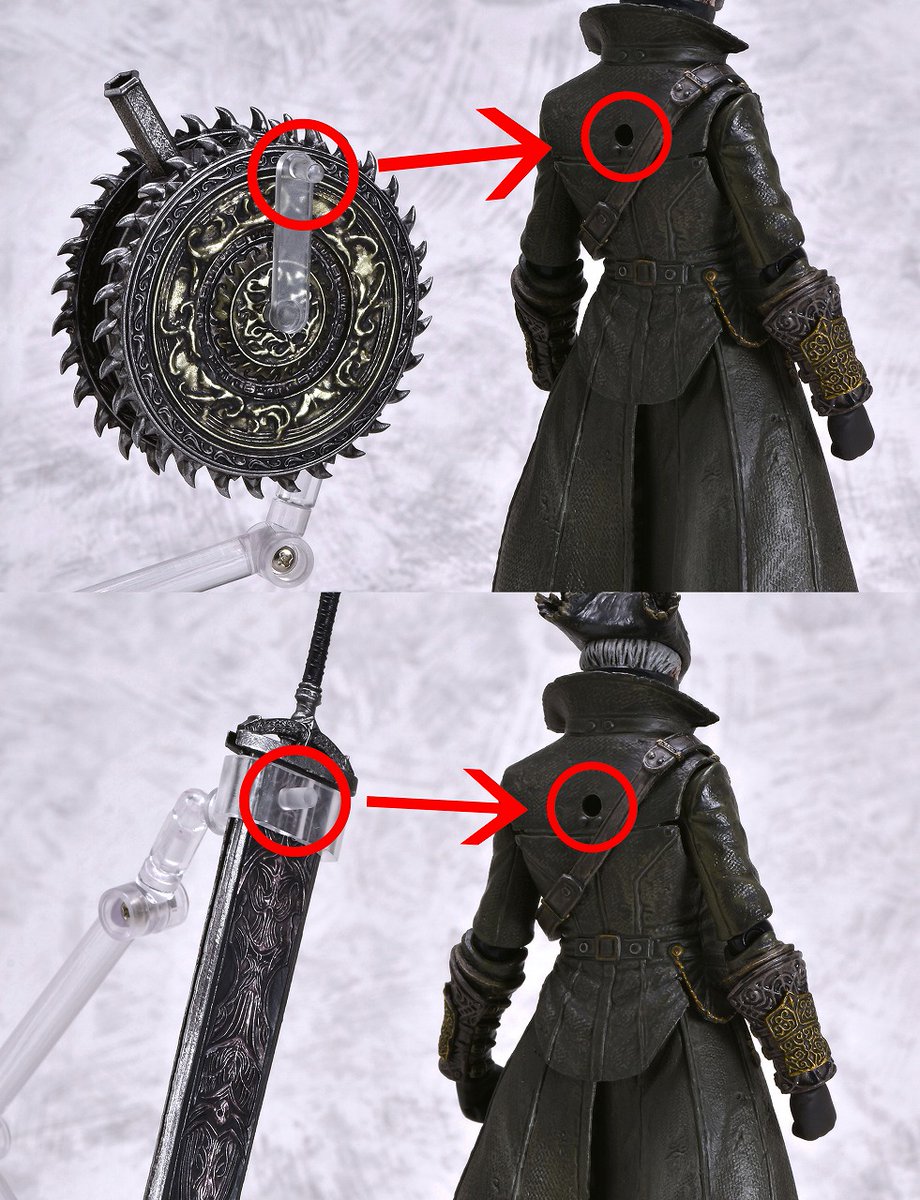 Gecco Bloodborne 回転ノコギリ フィギュア Gecco Bloodborne ハンターズ アーセナル 1/6 回転ノコギリ