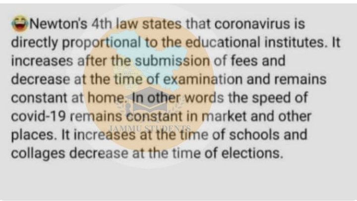 Ravinde44843602's tweet photo. Newton's 4 th law.. https://t.co/AbrS2iuZ8U