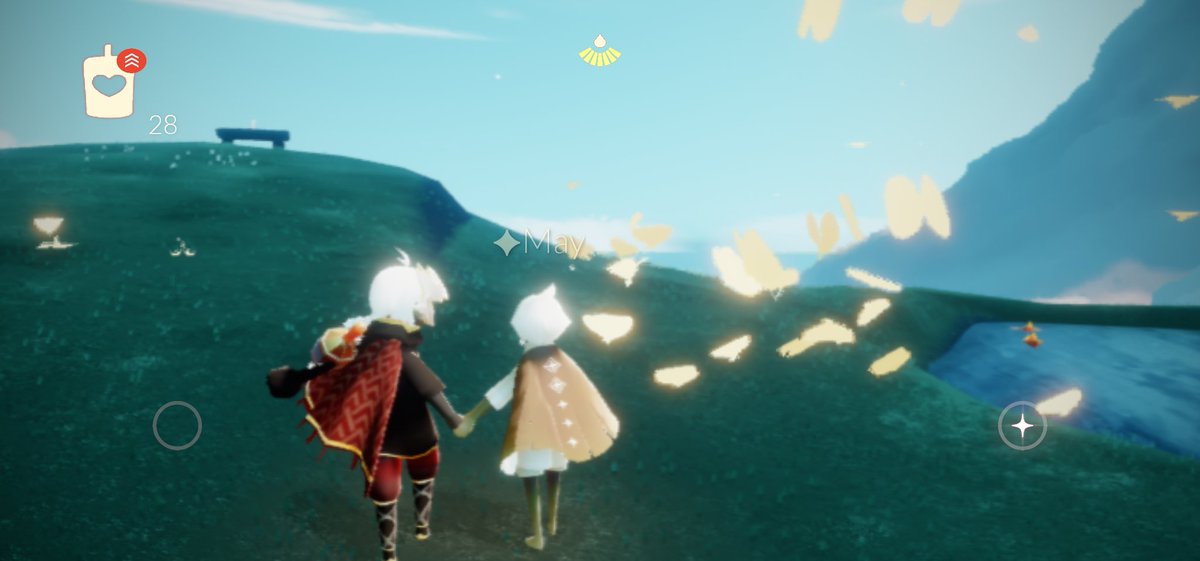 Usagich97883929's tweet photo. In a beautiful place with my cute and nice friend❤🦋
.
.
.
#thatskygame #skygame #sky #thatgamecompany #candlerun #skyplayer #gamergirl #player #skykids https://t.co/UeieewAimT