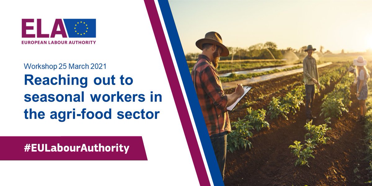 EU_ELA's tweet photo. The 🇪🇺#EULabourAuthority takes action to protect seasonal workers' rights! We start by promoting effective strategies to disseminate useful information on rights and obligations. https://t.co/G7IOXJ7cSO https://t.co/vAJz40UJdO