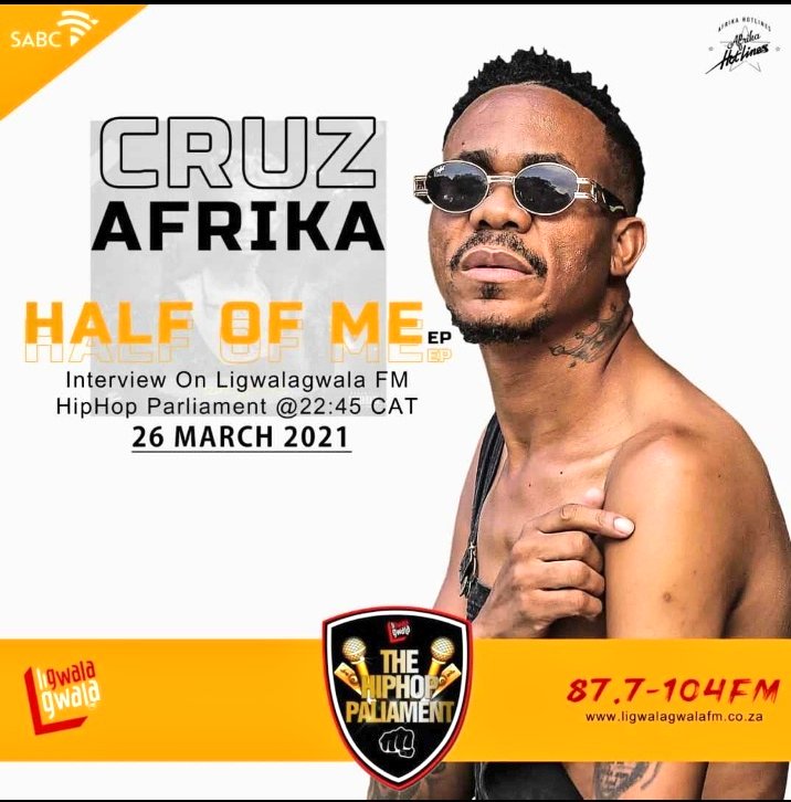 ThePlvgM's tweet photo. It's #HalfOfMeEp Season Cruz Afrika @Iamcruzafrika is dropping his most awaited ep tittled #HalfOfMe Tomorrow.

TV x Radio Schedule👇
#OnRepeat on @MTVBaseAfrica Today, Interview @ligwalagwalaFM Tomorrow #FactsOnly  on @ChannelOTV whole weekend,  @heitafm Saturday. https://t.co/cx4L3NMeFB
