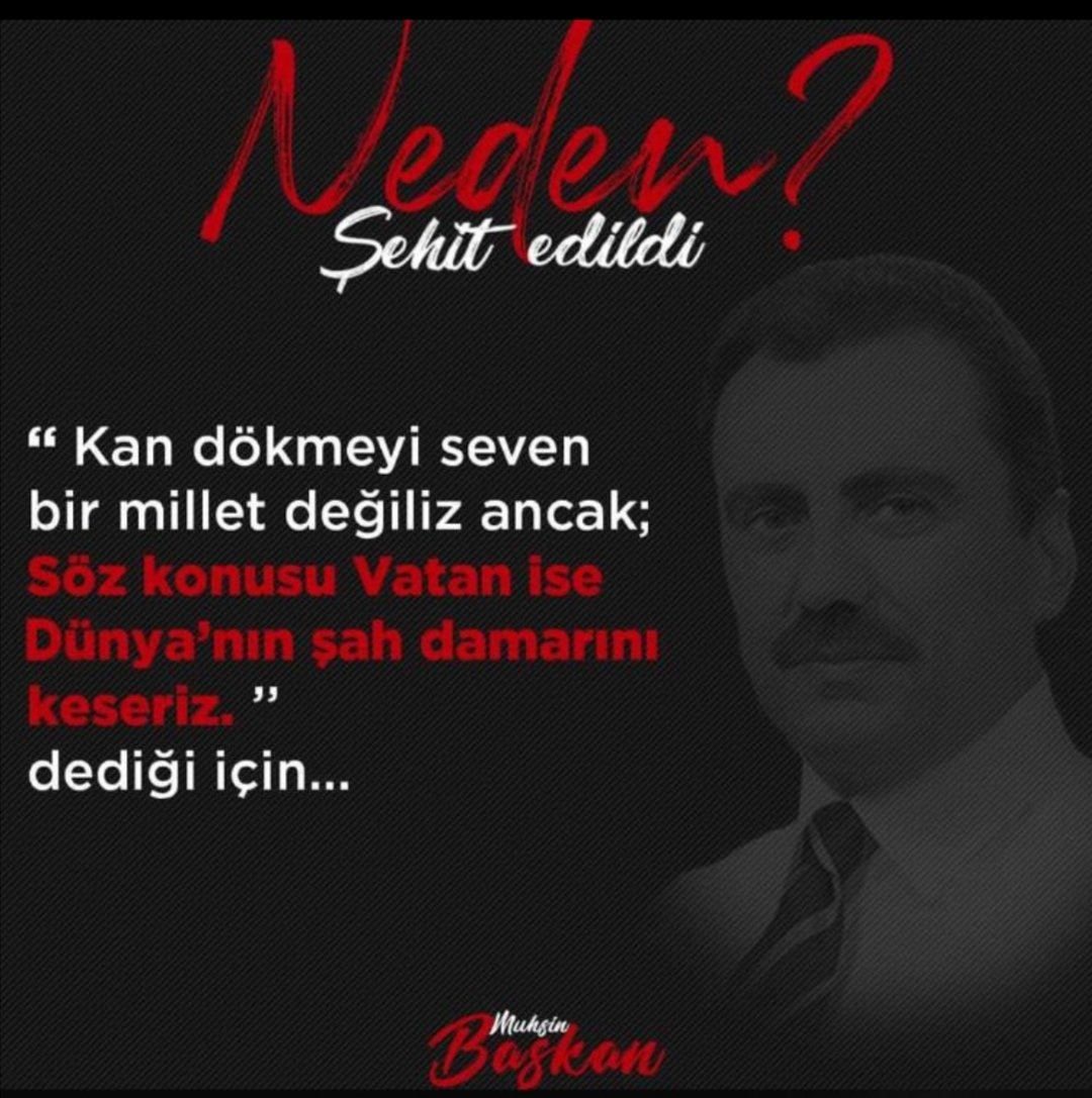 halilib00182642's tweet photo. #MuhsinYazıcıoğlu https://t.co/uWmvY6MzXI
