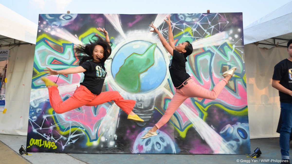 earthhour's tweet photo. We're jumping with joy at all our conscious citizens around the world tonight! #Mongolia #Philippines #Singapore &amp; #Taiwan It's not about what country you're from but this one home we share. Don't forget to watch and share the #EarthHour Virtual Spotlight tonight. 🌏 https://t.co/ggG32EF0CG