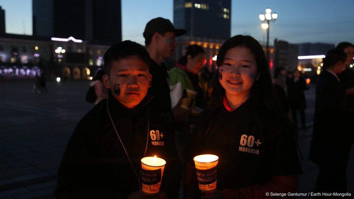earthhour's tweet photo. We're jumping with joy at all our conscious citizens around the world tonight! #Mongolia #Philippines #Singapore &amp; #Taiwan It's not about what country you're from but this one home we share. Don't forget to watch and share the #EarthHour Virtual Spotlight tonight. 🌏 https://t.co/ggG32EF0CG