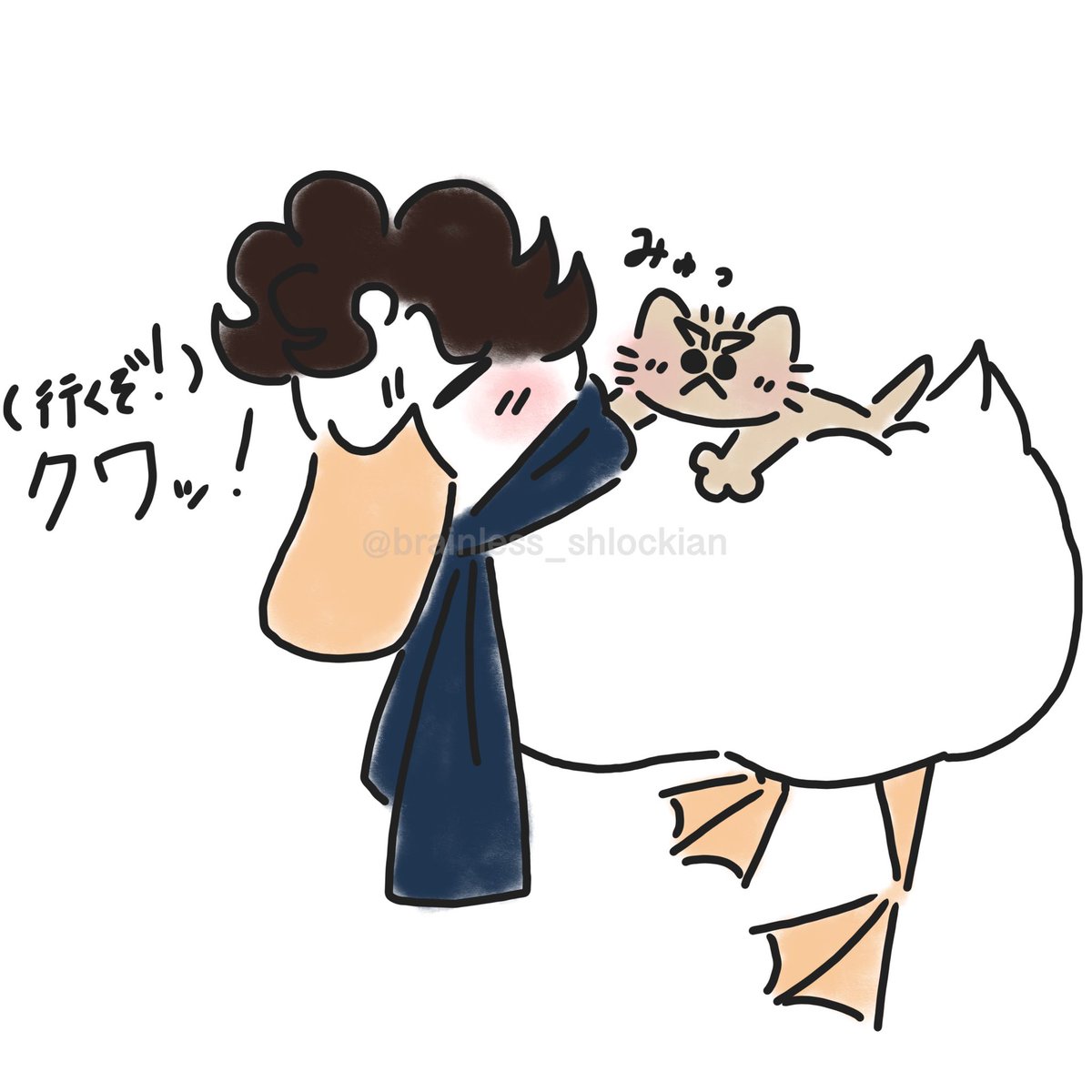 Mimi Doodles くわくわ Sherlock Johnlock イラスト好きな人と繋がりたい イラスト お絵描き シャロジョン