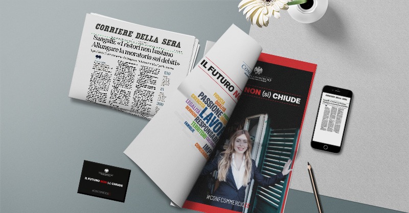 🗞️“I #ristori non bastano. Allungare la moratoria sui debiti“ 
Leggi l'intervista del presidente Sangalli al <a href="/Corriere/">Corriere della Sera</a> su  confcommercio.it 
#ConfcommercioCè