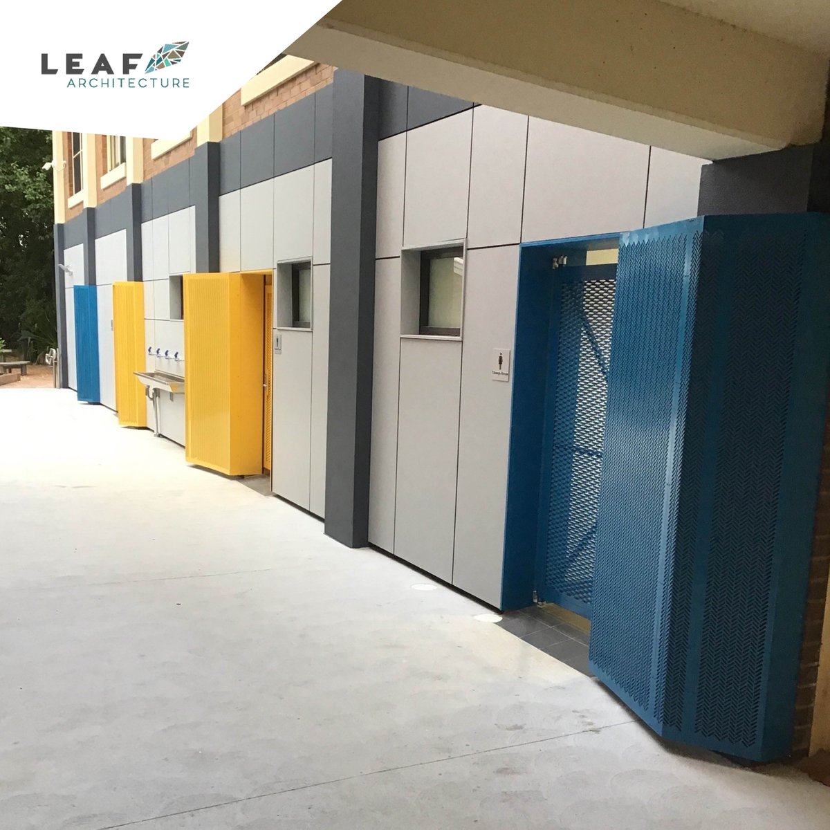 leaf_arch's tweet photo. Holy Spirit College in Lakemba asked Leaf Architecture to redesign the space to open it up visually and prevent students from congregating in the toilets. The new design also incorporates better ventilation and COVID-19 hygiene protocols. https://t.co/ldqRN69x4M