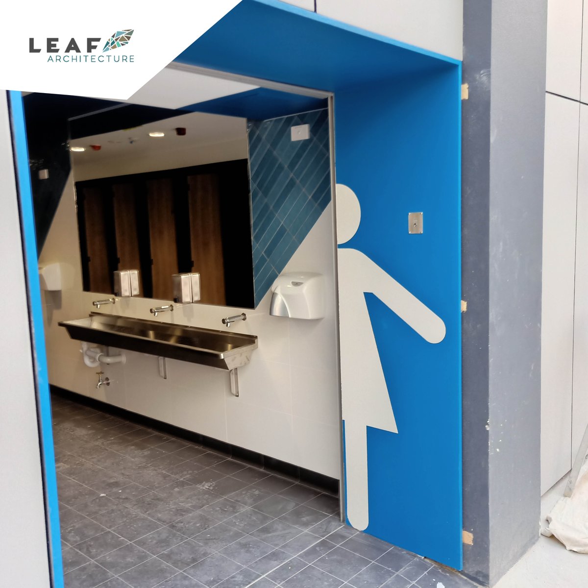 leaf_arch's tweet photo. Holy Spirit College in Lakemba asked Leaf Architecture to redesign the space to open it up visually and prevent students from congregating in the toilets. The new design also incorporates better ventilation and COVID-19 hygiene protocols. https://t.co/ldqRN69x4M