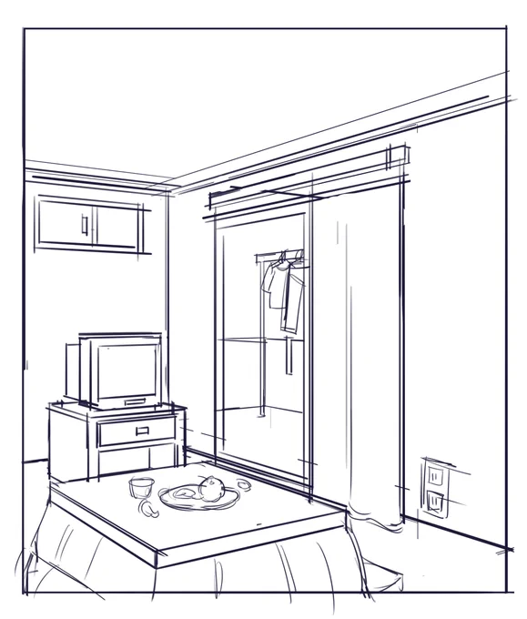 i tried my hand in backgrounds <3 