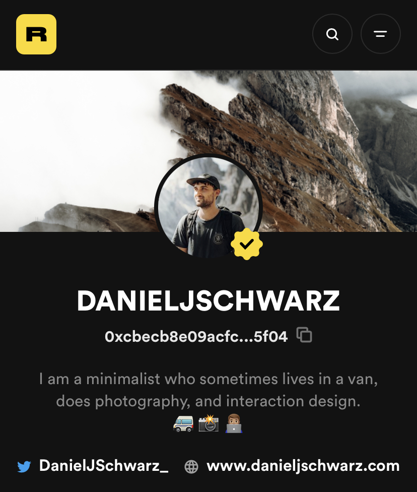 Got verified <a href="/rariblecom/">BLH PoC</a> ! 🙌🏽😎

#nft #nfts #cryptoart #rarible