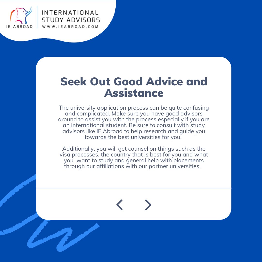 Sable_Int_Study's tweet image. Applying and gaining acceptance into university can be quite complex and confusing; even nerve-wracking. These are some things tips to help you increase your acceptance rates. 

#Education #HigherEducation #StudyAdvisors #AskIEAbroad #TipsForSuccess #InternationalStudyAdvisors