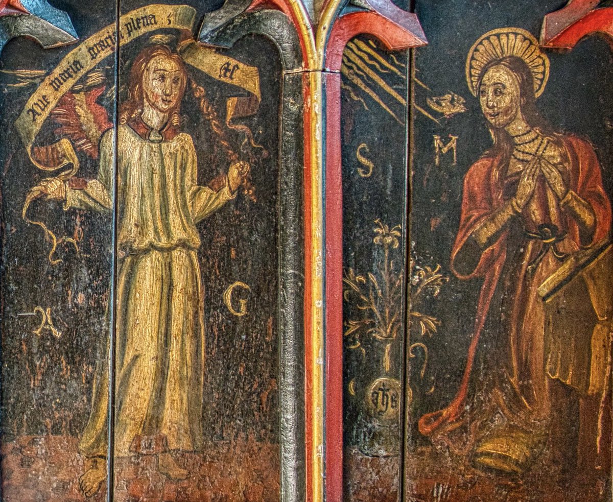DevonChurchLand's tweet photo. Feast of the Annunciation today, and time to post my all time favourite. Gabby and Mary grinning away at each other, fashionistas par excellence, and a ragged Holy Spirit knowing when itโs beat in the charisma stakes
Holcombe Burnell church. https://t.co/jGAtq1gNF6