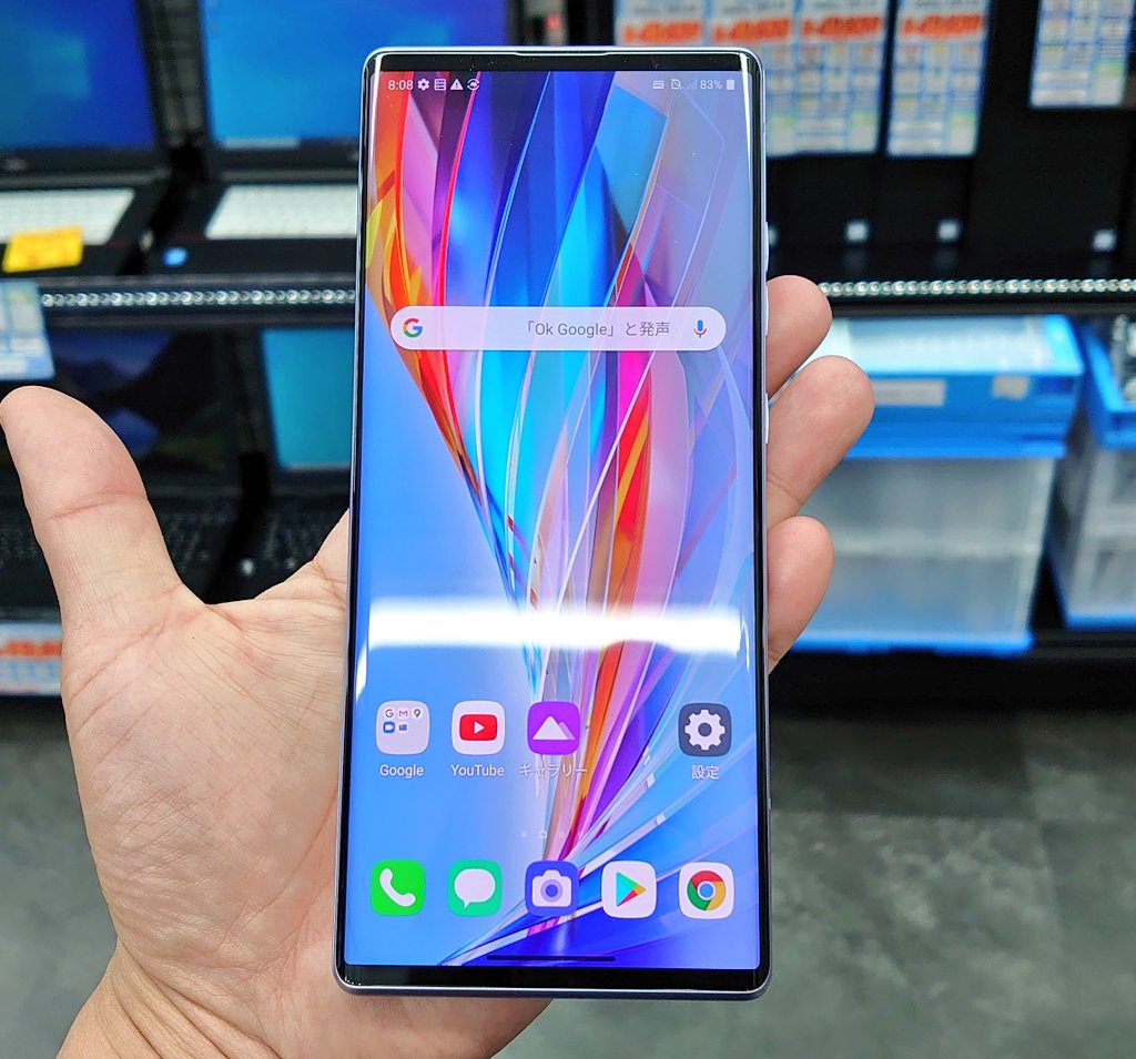 ☆回転式2画面スマホ☆ LG WING LM-F100N 韓国版 未使用品 税込99,800 
