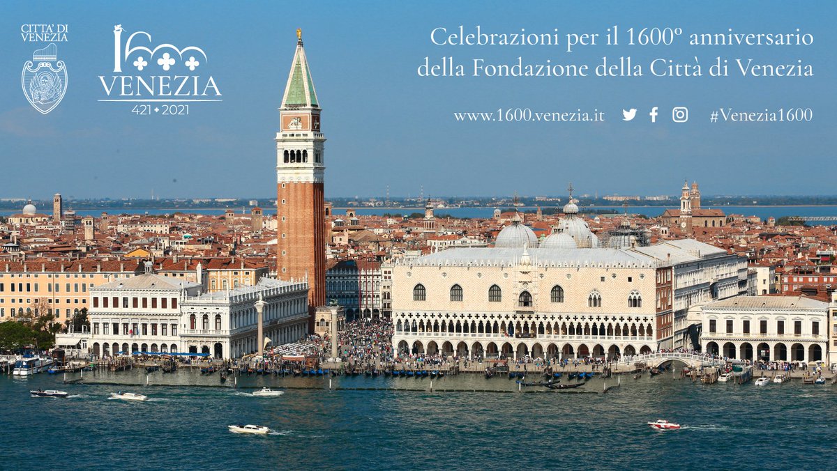 Buon compleanno Venezia 🎂🎉 1️⃣6️⃣0️⃣0️⃣ Come aeroporto di riferimento per la città, siamo felici di unirci alle celebrazioni organizzate da @comunevenezia e @Venezia1600 Calendario eventi presto disponibile su: 1600.venezia.it #Venezia1600 #VeneziaAirport #VCEAirportTeam