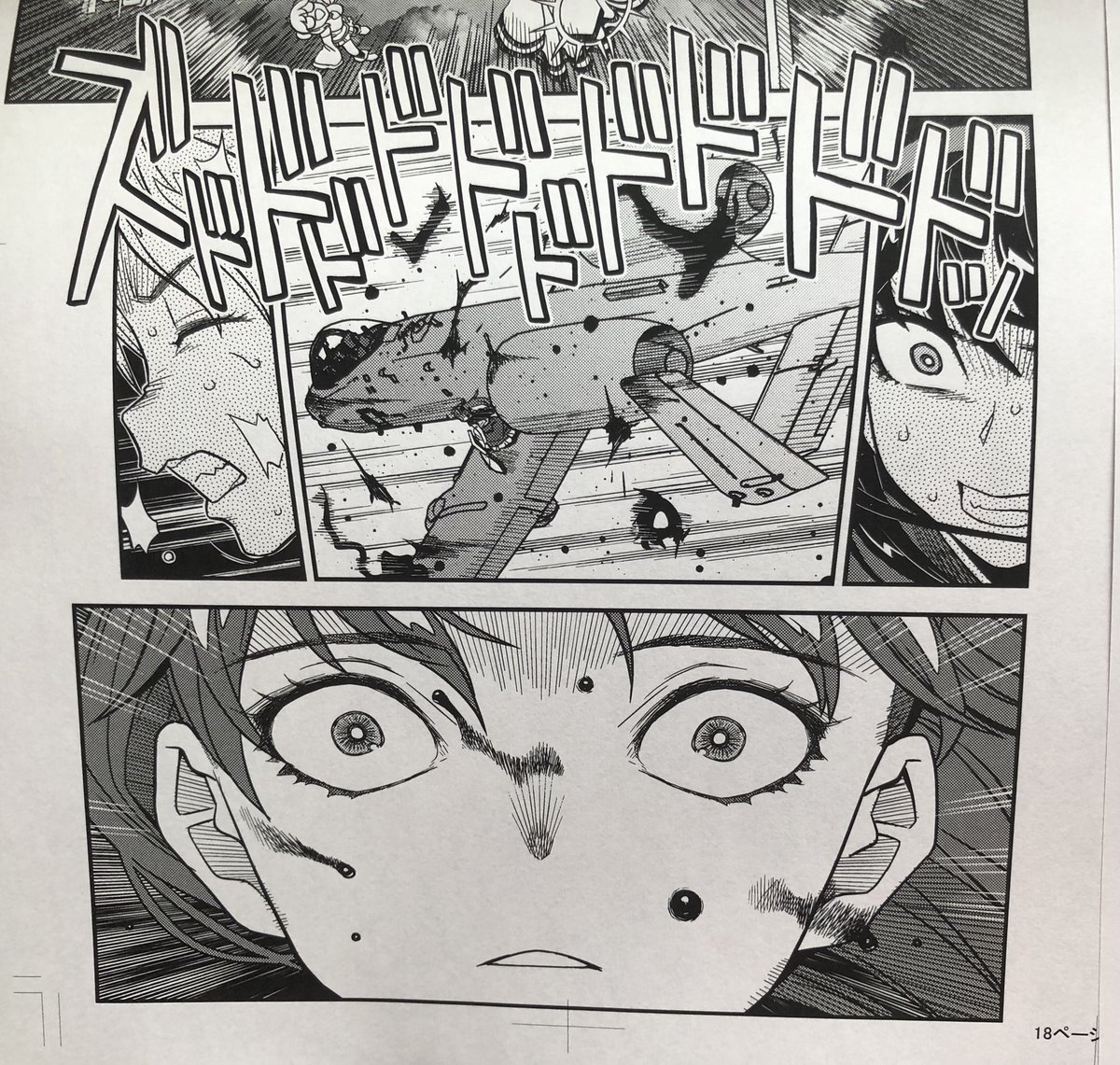 仕方なく飛行機で魔法少女(ゾンビ状態)を跳ね飛ばすマミさん。心中さぞや苦しいだろうなーって思いつつ、こういう風にマミさんを虐めるの…好きなんだ…(ニチャア…) 