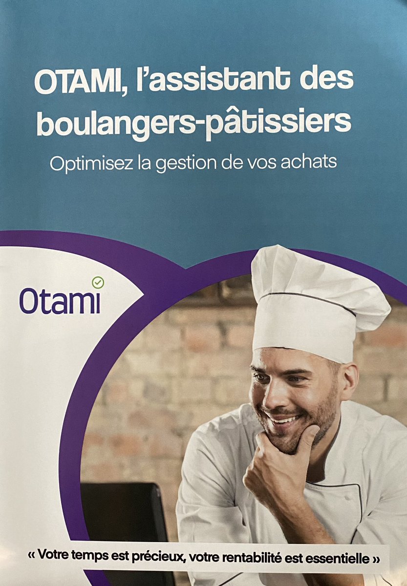 Helioparc's tweet photo. Présentation de la solution #OTami développée par la #startup @O2Aconseil à destination des boulangers pâtissiers pour optimiser la gestion de leurs achats et gagner du temps. Après plusieurs mois de travail de recherche et développement #OTami est prêt à entrer sur le marché ! https://t.co/cDkYIQW6OD