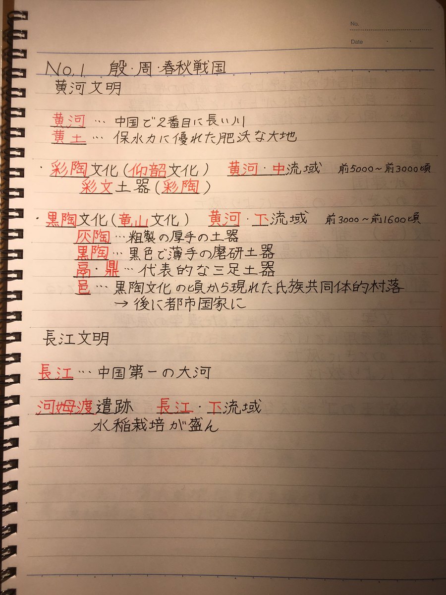 世界史をまとめたノートを載っける垢 Sekaishi Dayo Twitter