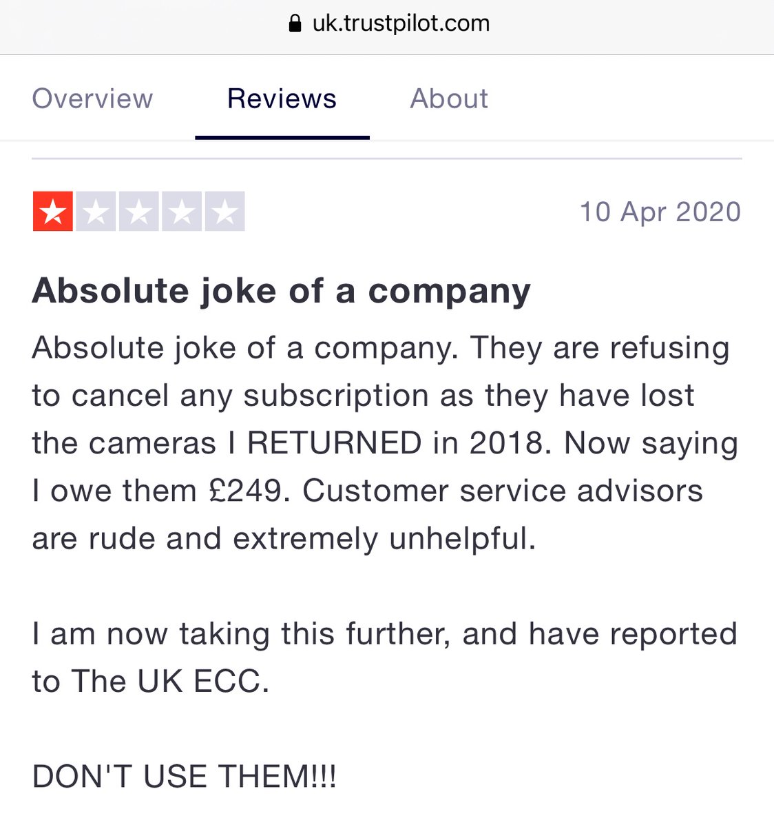 AmyCliff19's tweet photo. Why you removing your reviews @smartfrog_cam https://t.co/QuwCqqrb4X