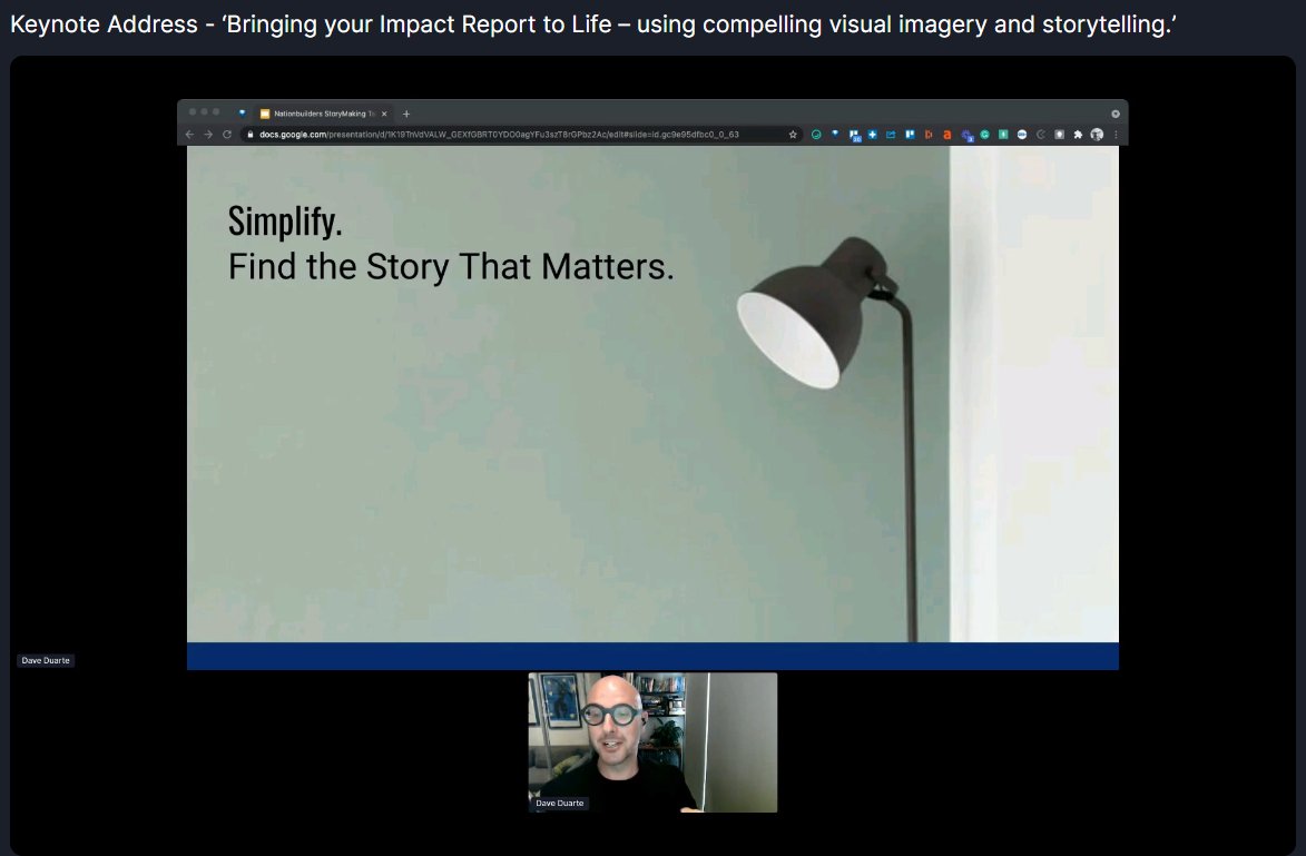 buildSA's tweet photo. "The key to good #storytelling is simplicity. Get to the crux of the story quicker. Remember the who, what, where, why and how principle."
- @DaveDuarte
#MeasuringSocialImpact #ImpactReportingMatters #GreatestImpact https://t.co/cpwMmOGXTj