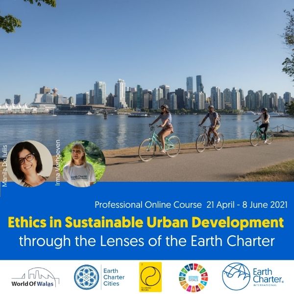 earthcharter's tweet image. Join us in our quest to ensure valuable and sustainable development in urban environments by being part of the next &apos;Ethics in Sustainable Urban Development&apos; online course.

earthcharter.org/courses/earth-…

#bethechange #turningconscienceintoaction #citiesforpeople