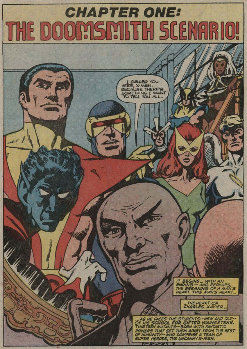 so yea, all the X-Men leave except for Professor X and Cyclops so Prof X recruits THE NEW XMEN.ignore jean grey, angel and Havok. im gonna be honest i dont even remember why Havok is in this scene.also why does Xavier look fucking terrifying?? that face haunts my dreams