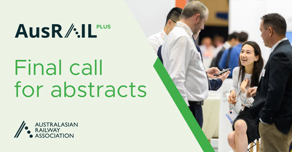 This is your last chance to submit your pitch to present at #AusRAIL PLUS 2021. Do not miss your opportunity to share industry insights, updates or innovation at the biggest rail industry conference in the southern hemisphere. Applications close tomorrow! ausrail.com/abstracts