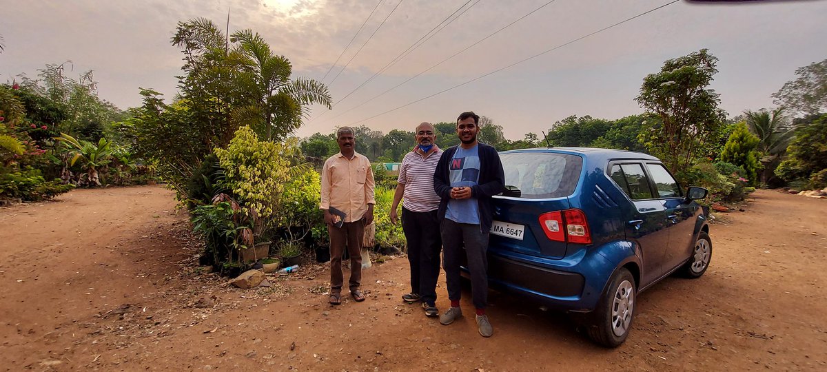 Early morning visit to the Hidkal Nursery to finalize the purchase of the second lot of saplings for the 15 Syntropic Agroforestry plots.
#green_saviours #trees4theplanet #onemilliongreens #westernghatsofindia #ecologicalrestoration #biodiversity