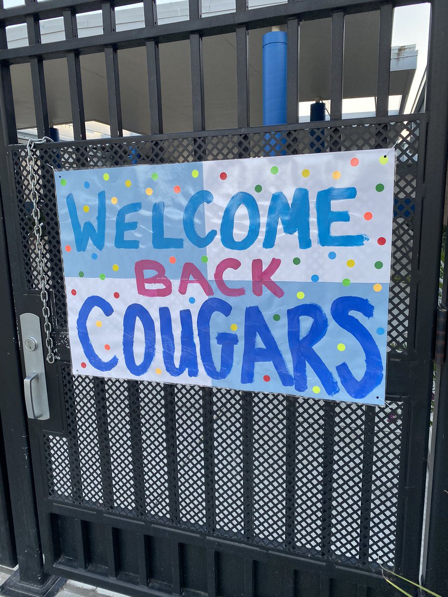 carlsontweets's tweet photo. It is the most amazing feeling to welcome some of our kindergarten and first grade students on campus! We look forward to welcoming more students back over the next few weeks! @SunnyvaleSD @Sturmtweets https://t.co/zyYy0ABK1x