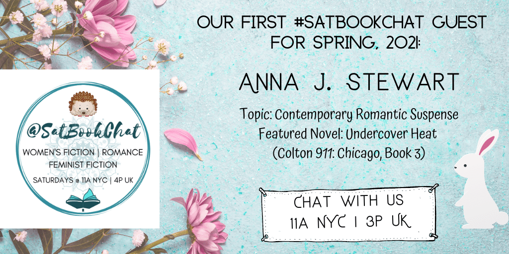 SatBookChat's tweet image. .@SatBookChat NEW #SatBookChat👏👏

Isn&apos;t it exciting?
OUR 1st NEW CHAT for Spring, 2021!

feat. Anna J. Stewart
Topic: Contemporary #RomSusp

📅27 MARCH
⏰11a NYC | 3p* UK

(*) conferred with time zones and it appears to be the right time(!) esp due to DST!🐇