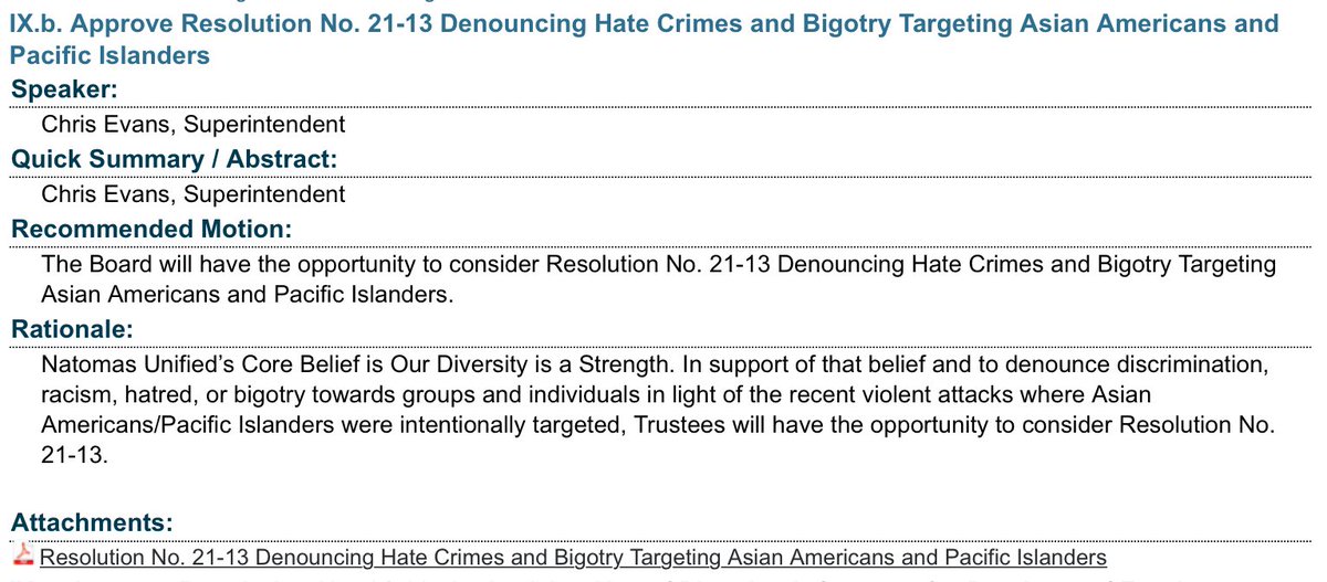 CM_LisaKaplan's tweet photo. Proud to bring forth and support a resolution denouncing hate and bigotry against our Asian & API community. 14.7% of our students identify as Asian - API & we value our diversity as a strength. #DenounceHate https://t.co/5P4D23Spbj