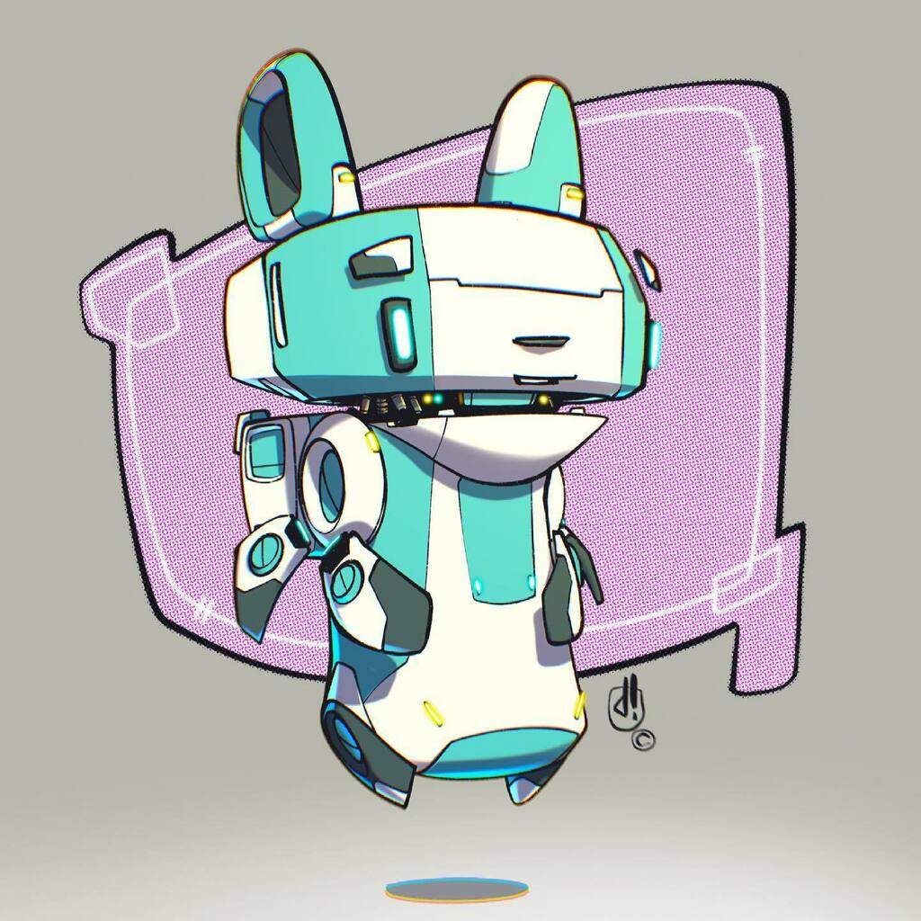 March of Robots! 2021 Day 24 #float A cute little floating pup. Started with a different idea but ended up here. 

#marchofrobots2021 #createwithxencelabs #chocolatesoop #dacostabayley #xencelabs #marchofrobots #digitalinking #inkingart #robotart #genrea… instagr.am/p/CM0_GA5Dx-Z/