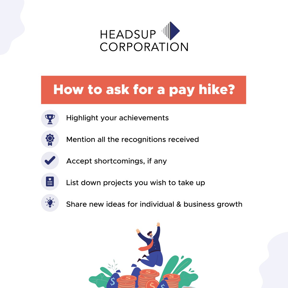 headsupcorp's tweet photo. #SecretUnlocked: Ask for a pay raise and get it too!
All the best!
https://t.co/AFm1UCSYaD
#headsupcorporation #hike #salaryhike #salaryincrementtips #salarycap #salaryraise #getthehikeyoudeserve #salarynegotiation #employees #humanresources #hrmanagement #hrcommunity https://t.co/Wpt3ZgAEdD